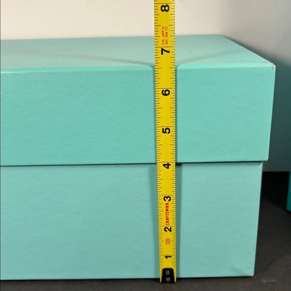 Tiffany & Co. Large Blue Storage Box Set (2) with Lids